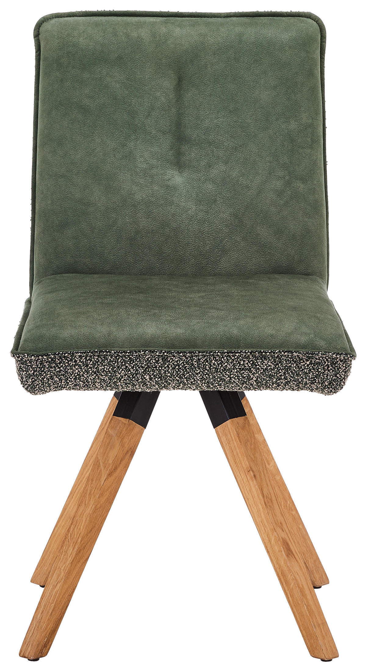 STUHL - Dunkelgrün/Schwarz, KONVENTIONELL, Holz/Textil (47/88/60cm) - Venda