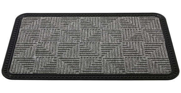 FUßMATTE 50/80 cm Border Star  - Grau, KONVENTIONELL, Textil (50/80cm) - Esposa