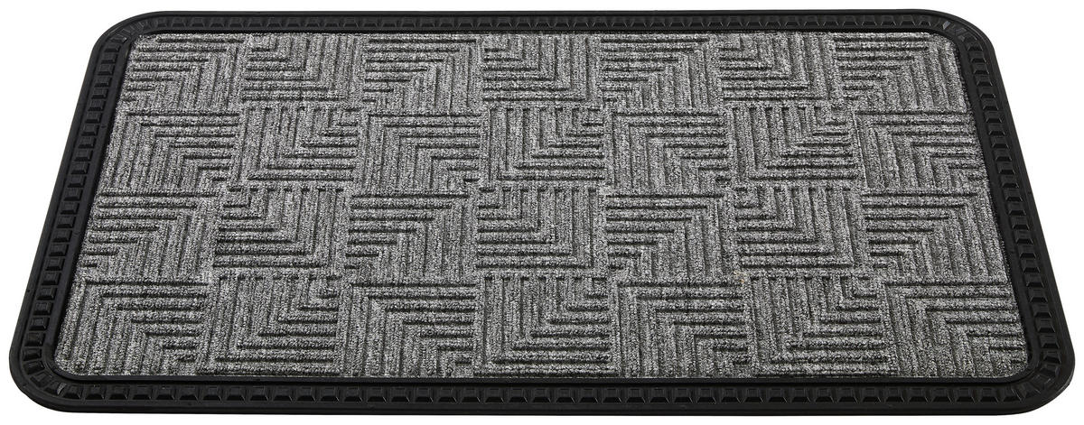 FUßMATTE  50/80 cm  Grau  - Grau, KONVENTIONELL, Textil (50/80cm) - Esposa