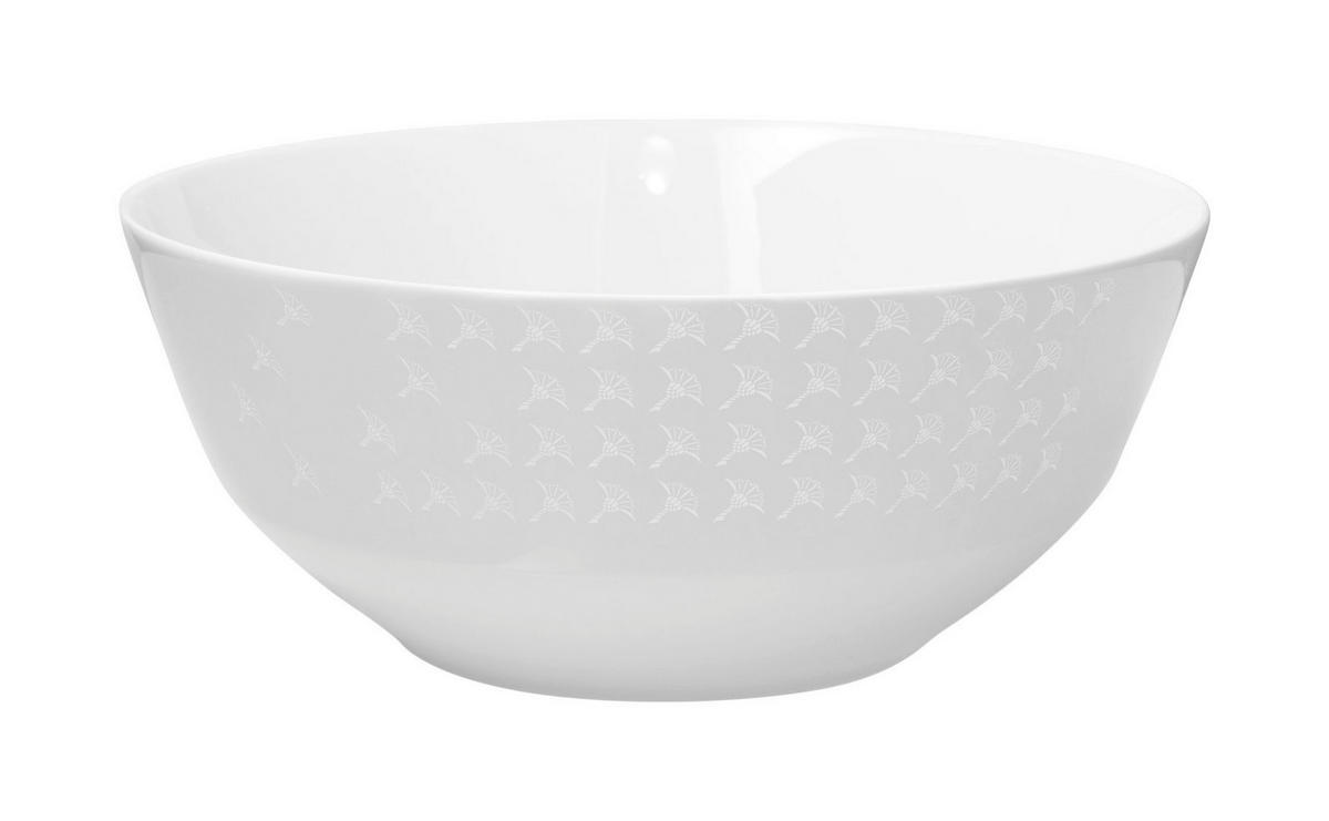 SCHALE Faded Cornflower   - Weiß, Design, Keramik (23/9,5cm) - Joop!