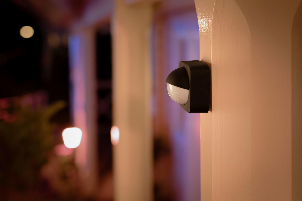 BEWEGUNGSMELDER - Schwarz, Basics, Kunststoff (7,6/7,6cm) - Philips HUE