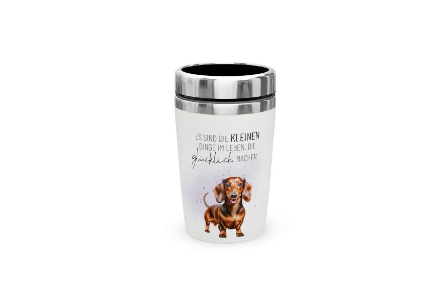 COFFEE-TO-GO-BECHER 0.250 L  - Multicolor, Basics, Metall (8.2/8.2/14cm)