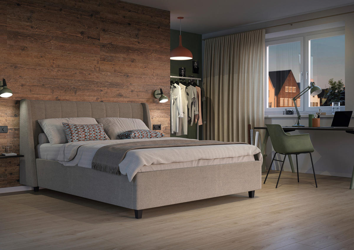 DECOWALL NAMUR FICHTE NATUR  3 Stück  - Eichefarben/Braun, KONVENTIONELL, Holzwerkstoff (125/66/1.2cm) - Egger Holzwerkstoffe