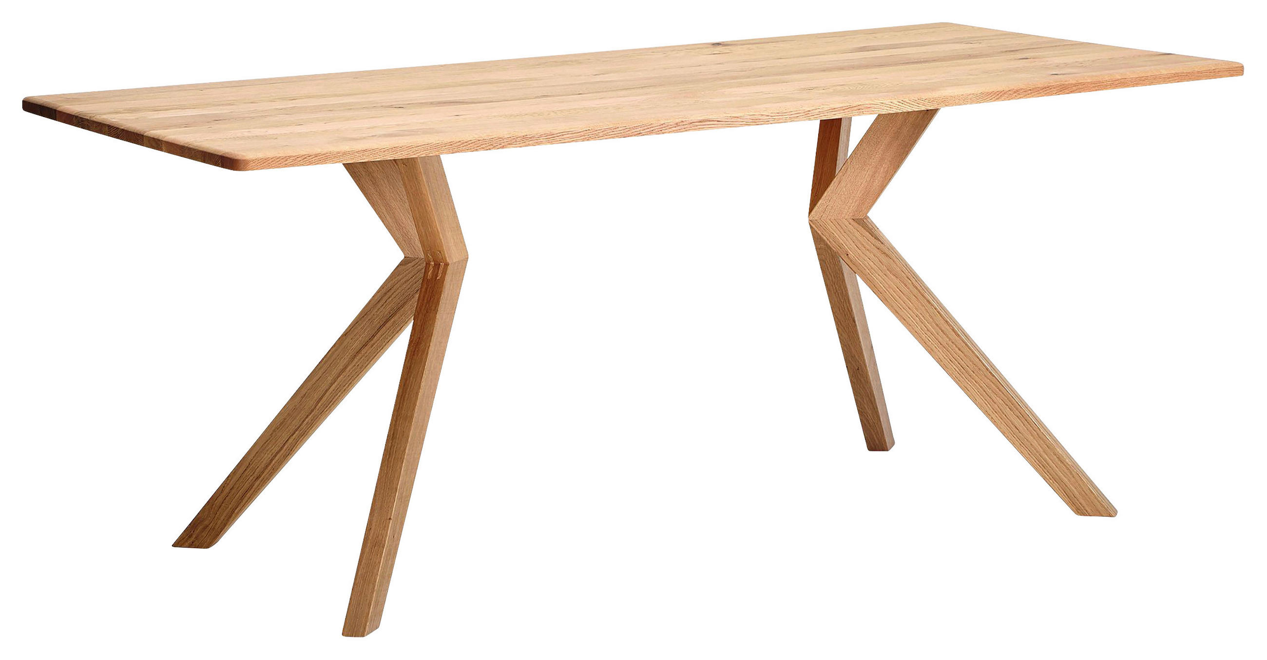 ESSTISCH 180/90/76 cm Echtholz  Holz in verschiedenen Größen erhältlich, in verschiedenen Holzarten erhältlich rechteckig Eichefarben  - Eichefarben, KONVENTIONELL, Holz (180/90/76cm) - Venda