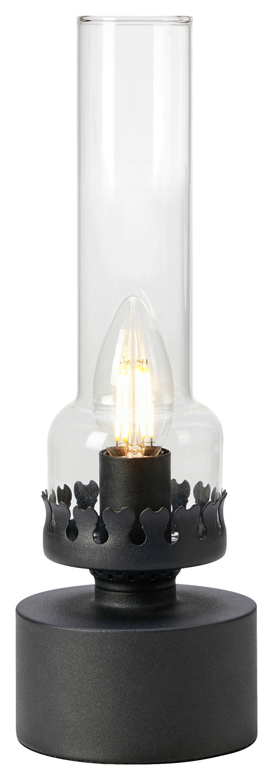 TISCHLEUCHTE KANDELLA 10.5/31/10.5 cm   - Klar/Schwarz, Basics (10.5/31/10.5cm) - Markslöjd