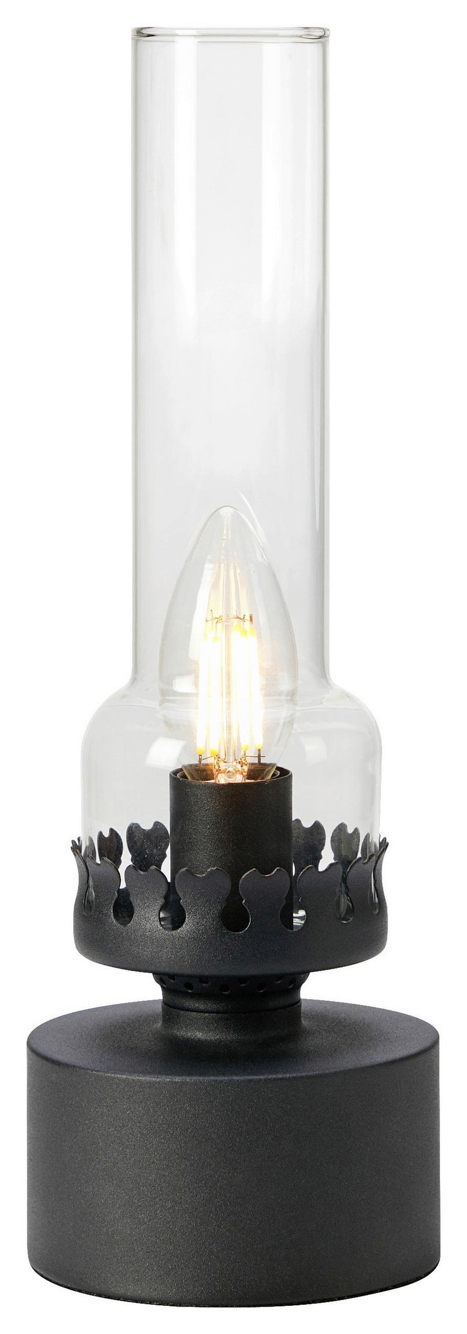 TISCHLEUCHTE - Klar/Schwarz, Basics (10.5/31/10.5cm) - Markslöjd