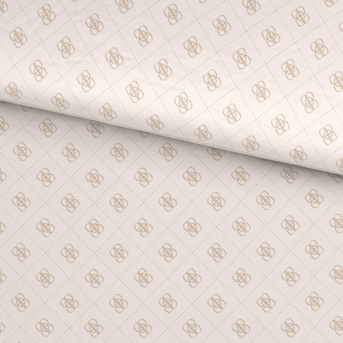 BETTWÄSCHE Satin 140/200 cm  - Creme, Design, Textil (140/200cm) - Ambia Home
