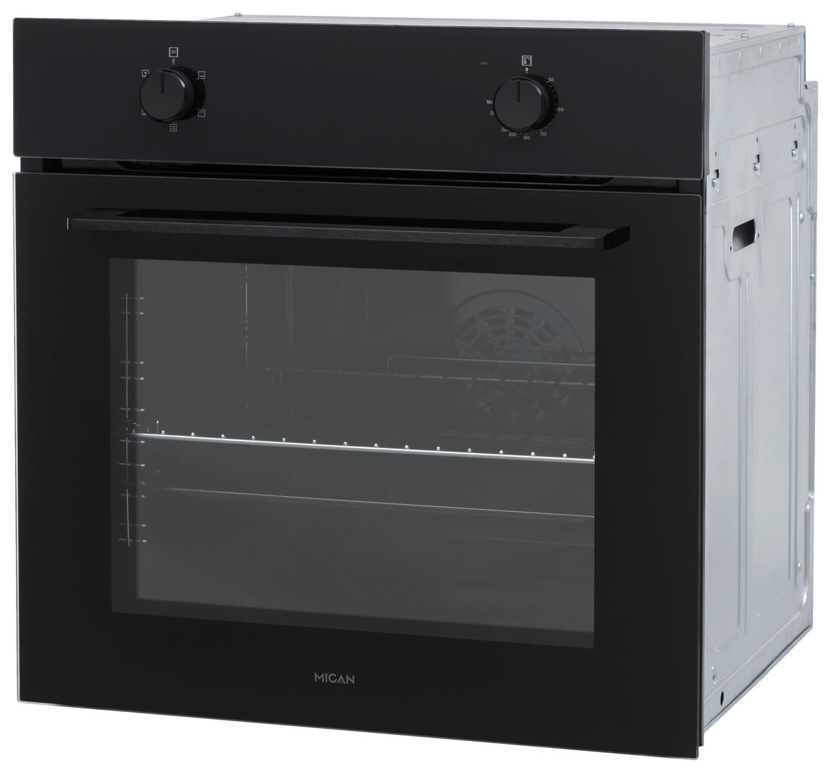 INBYGGNADSUGN BOAUS65  - svart, Basics, metall/glas (59,5/59,5/55-57cm) - Mican