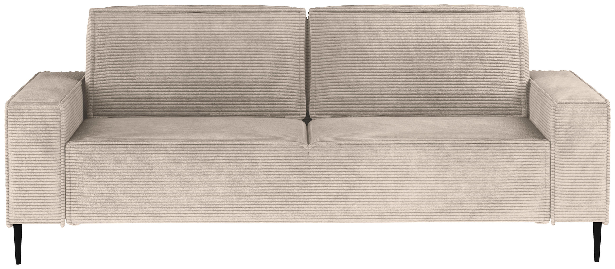 KANAPÉÁGY textil homok  - fekete/homok, Design, textil/fém (240/89/103cm) - Ti'me
