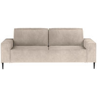 KANAPÉÁGY textil homok  - fekete/homok, Design, textil/fém (240/89/103cm) - Ti'me