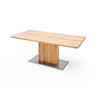 ESSTISCH in Metall, Holz, Holzwerkstoff 160/90/77 cm  - Eichefarben, Design, Holz/Holzwerkstoff (160/90/77cm) - Livetastic