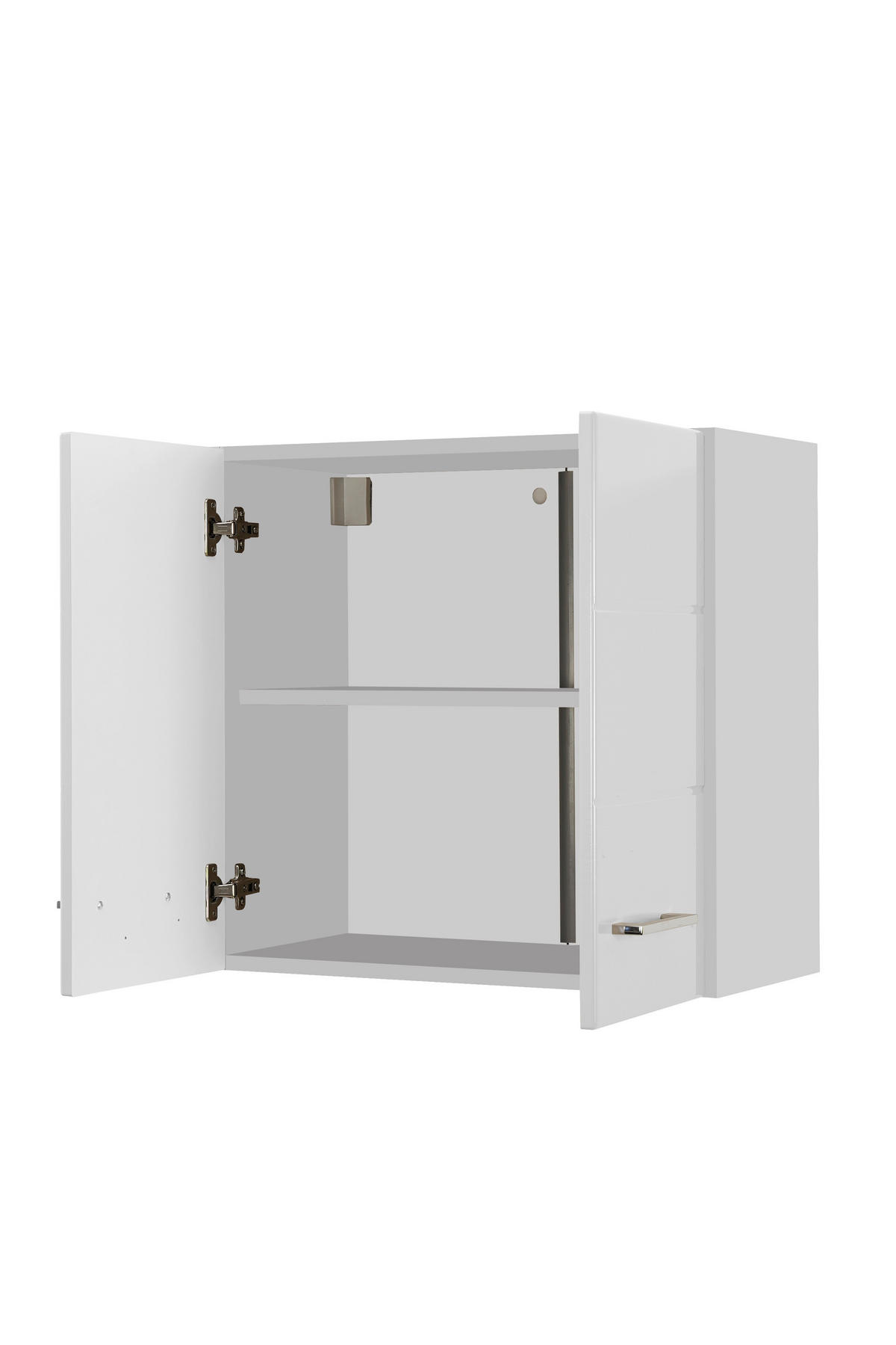 KONYHAI FALISZEKRÉNY - fehér, Basics, műanyag/faalapú anyag (60/57/30cm) - Carryhome