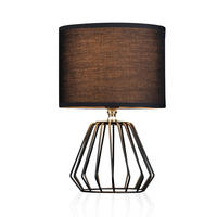 LED-TISCHLEUCHTE Shiny Diamond 20/30.5 cm  - Schwarz, Design, Kunststoff/Textil (20/30.5cm) - Paulmann