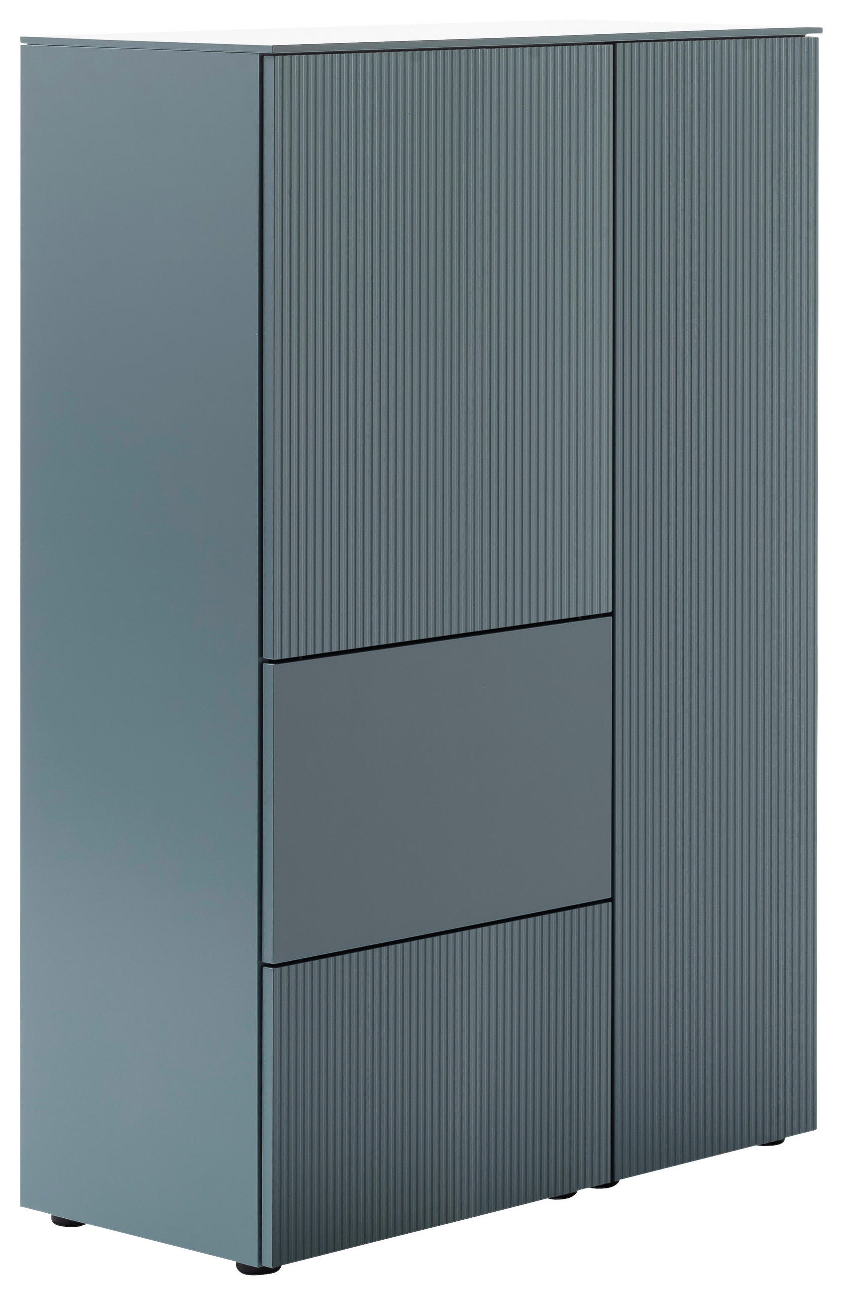 HIGHBOARD Blaugrau  100/146,8/45 cm  - Blaugrau, Design, Holz/Holzwerkstoff (100/146,8/45cm) - Schöner Wohnen
