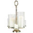 WINDLICHT - Klar/Nickelfarben, Basics, Glas/Metall (46/38/65cm) - Ambia Home