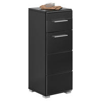 UNTERSCHRANK 60/70/30 cm   - Schwarz Hochglanz/Schwarz, MODERN, Holzwerkstoff/Kunststoff (60/70/30cm) - MID.YOU