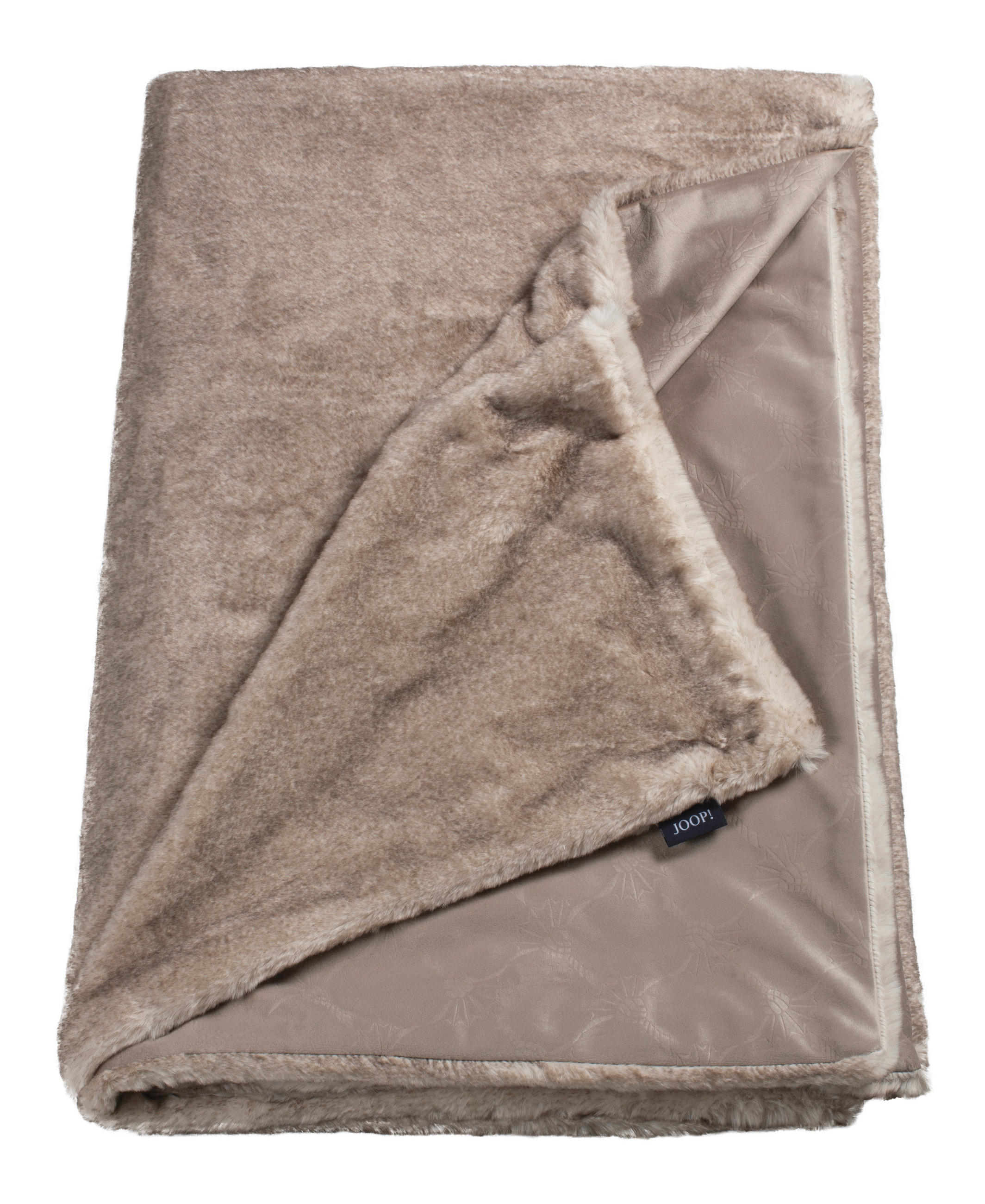 FELLDECKE FUR 130/170 cm  - Naturfarben, Design, Textil (130/170cm) - Joop!