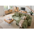 SIDEBOARD  in 197/83/41 cm  - Eichefarben/Schwarz, Basics, Glas/Holzwerkstoff (197/83/41cm) - Hom`in