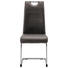 SCHWINGSTUHL Lederlook Chromfarben, Taupe - Taupe/Chromfarben, Design, Textil/Metall (42/99/56cm) - CARRYHOME