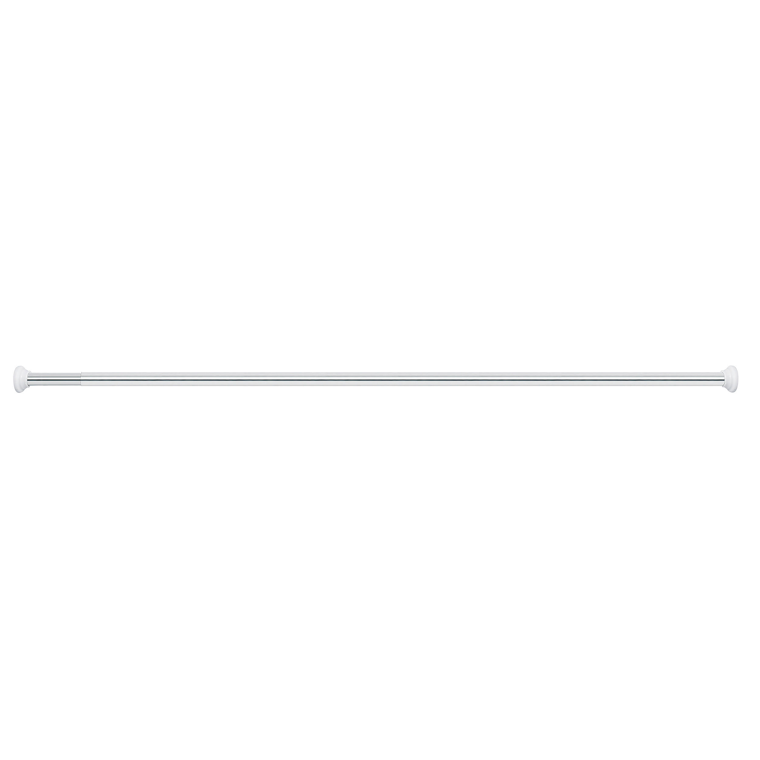 DUSCHVORHANGSTANGE DECOR 75-125 cm  - Chromfarben, Basics, Metall (75-125cm) - Spirella