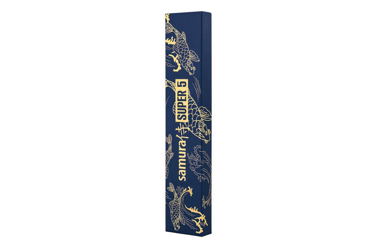 KUVARSKI NOŽ  SUPER 5        31.5 cm    čelik - srebrna/crna, Osnovno, metal/pločasti materijal (31.5cm) - Samura