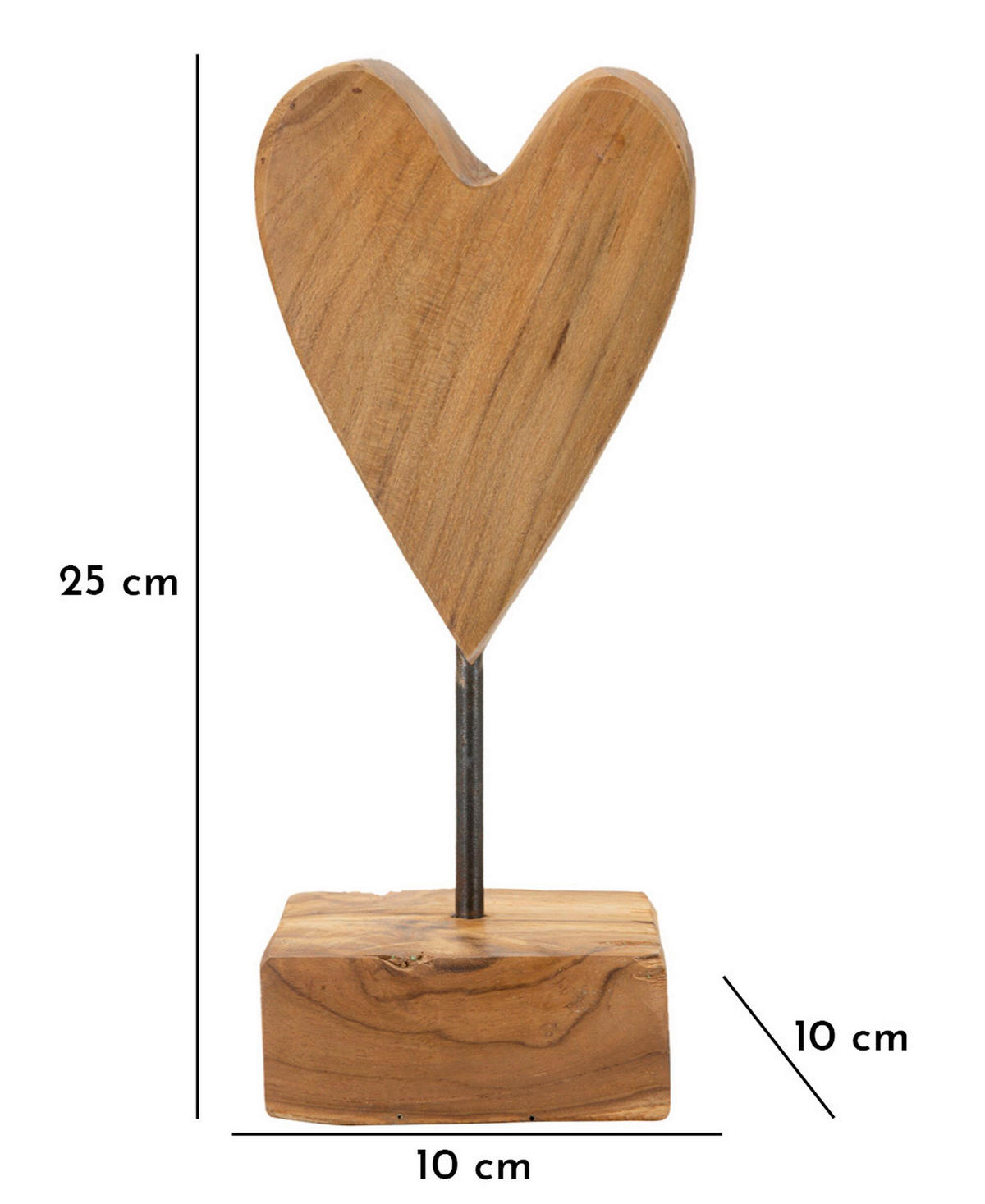 SKULPTUR - Braun, Basics, Holz (10/25/10cm)