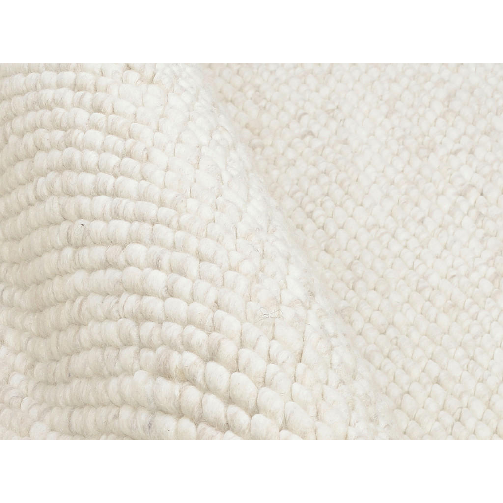 Thumbnail - Musterring Handwebteppich, Grau, Textil, Uni, rechteckig, 70x140 cm, für Fußbodenheizung geeignet, beidseitig verwendbar...