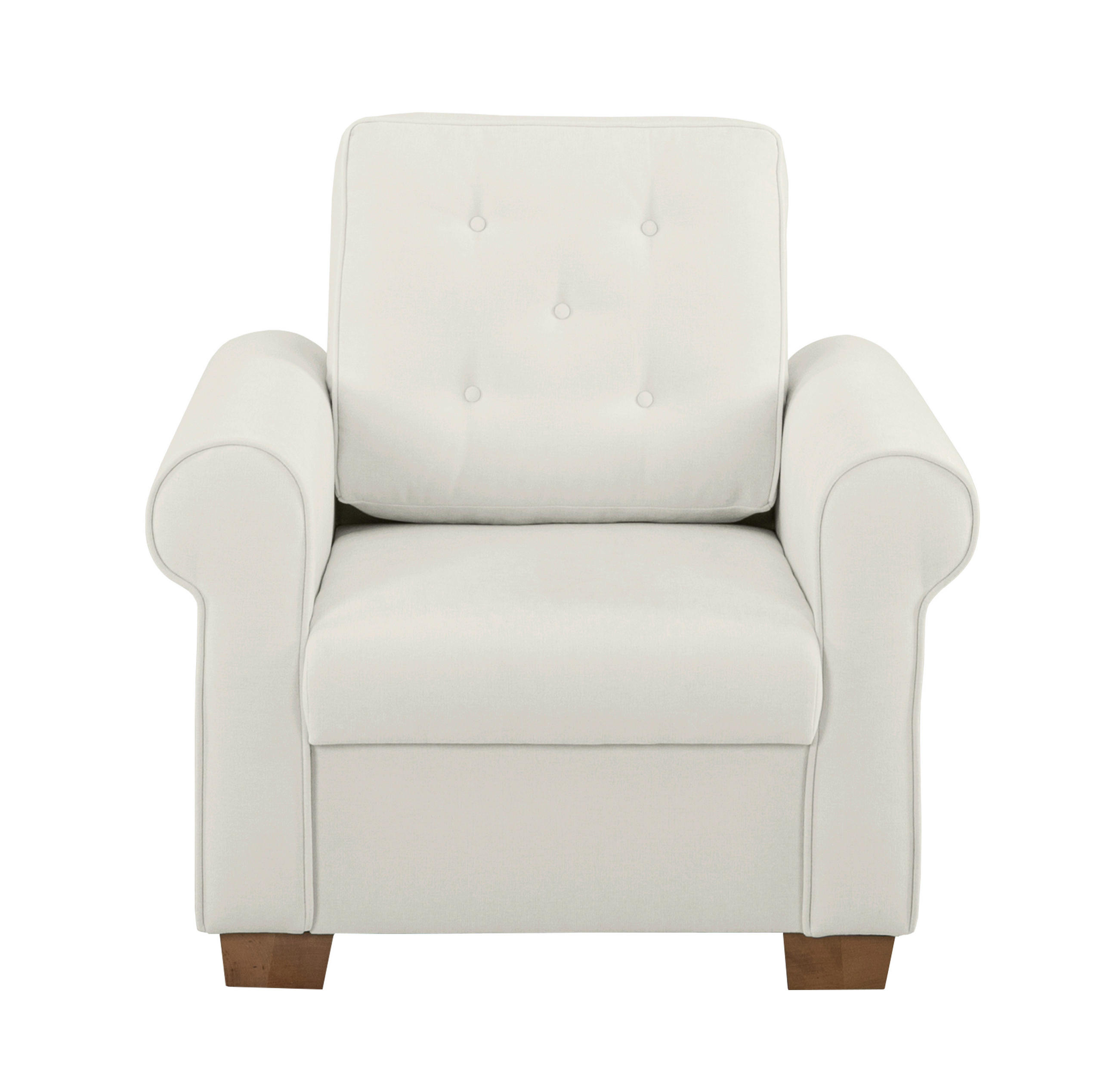 SESSEL in Hellgrau  - Buchefarben/Hellgrau, Design, Holz/Textil (93/89/82cm) - MID.YOU