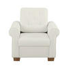 SESSEL in Hellgrau  - Buchefarben/Hellgrau, Design, Holz/Textil (93/89/82cm) - MID.YOU