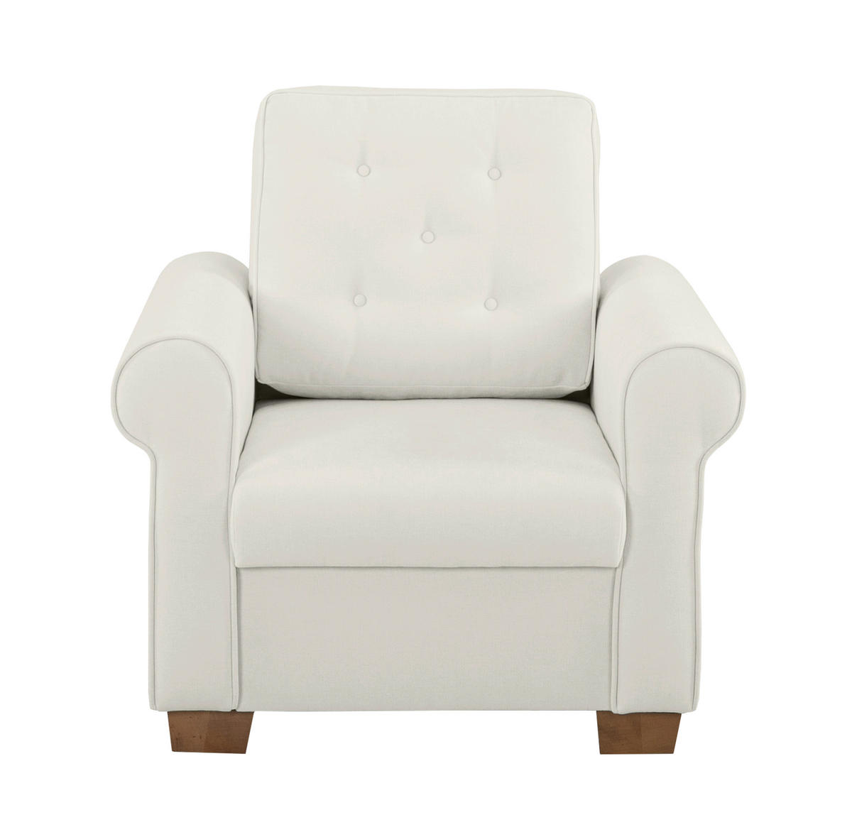 SESSEL in Hellgrau  - Buchefarben/Hellgrau, Design, Holz/Textil (93/89/82cm) - MID.YOU