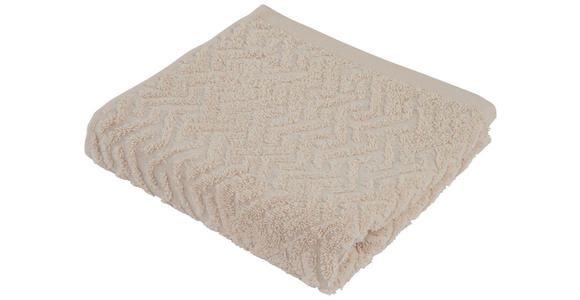 HANDTUCH 50/100 cm Sandfarben, Beige  - Sandfarben/Beige, Trend, Textil (50/100cm) - Esposa