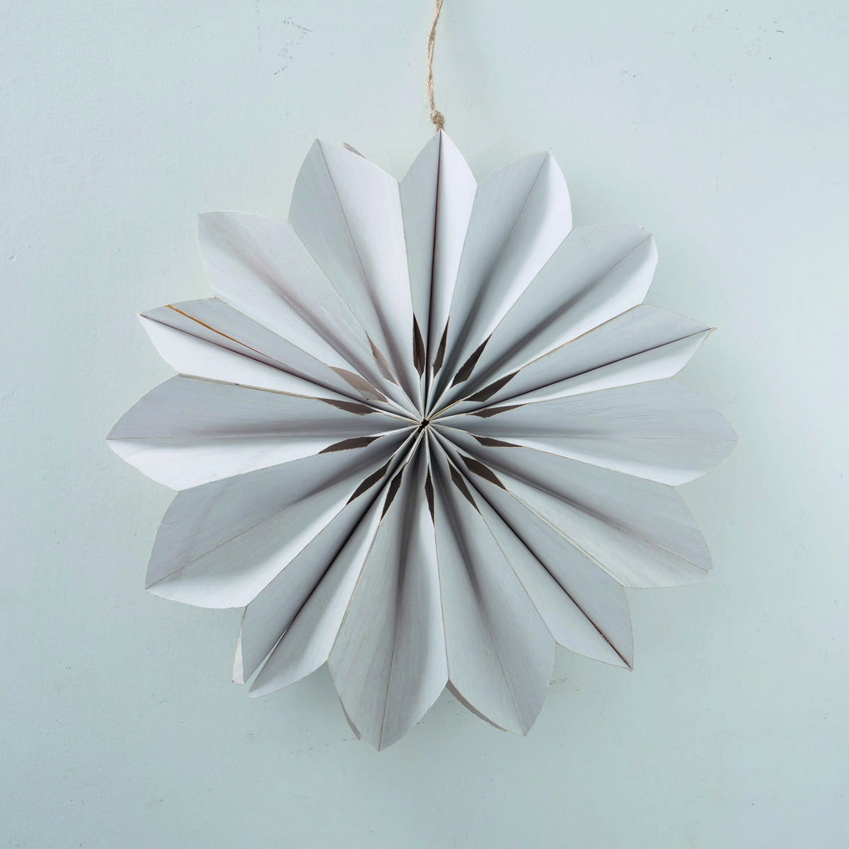 DEKOHÄNGER  - Weiß, Basics, Papier (30/8cm)