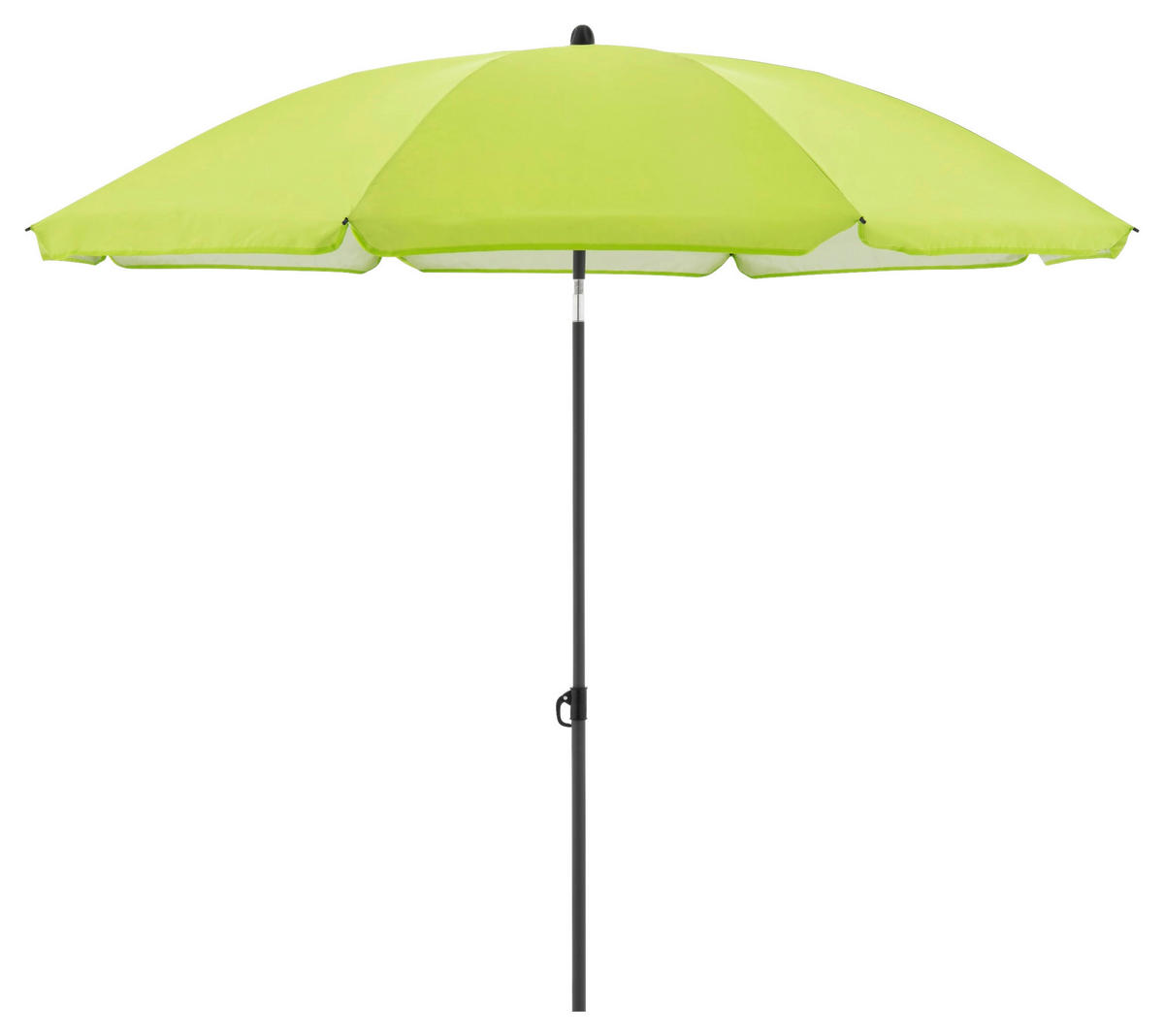 SONNENSCHIRM 160 cm Grün  - Anthrazit/Grün, Design, Textil/Metall (160/160cm) - Doppler