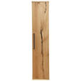 HOCHSCHRANK 35/162,5/37 cm  - Eichefarben/Anthrazit, Design, Glas/Holz (35/162,5/37cm) - Dieter Knoll