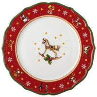 KUCHENTELLER Happy Wintertime - H. Wintertime Red  33 cm    - Multicolor, Basics, Keramik (33cm) - Hutschenreuther