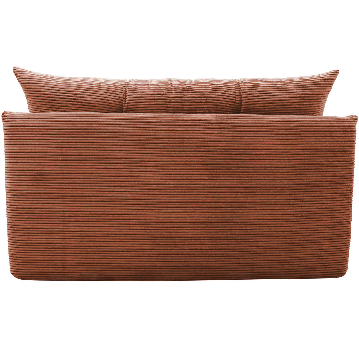 SCHLAFSOFA  mit Liegefunktion Cord Koralle  - Koralle/Schwarz, Design, Kunststoff/Textil (154/93/85cm) - MID.YOU