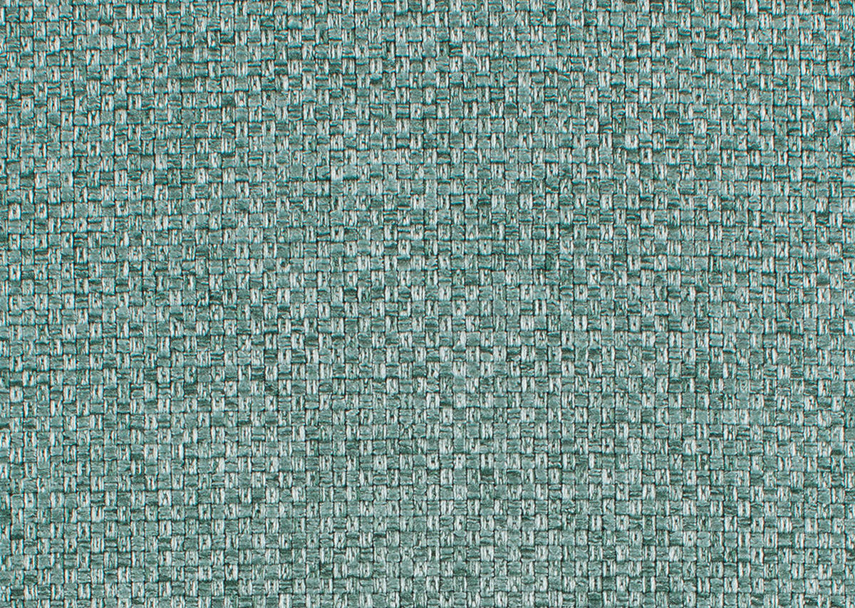 2,5-SITZER in Flachgewebe Salbeigrün  - Salbeigrün/Schwarz, Design, Textil/Metall (206/86/97cm) - Pure Home Lifestyle