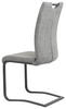 SCHWINGSTUHL Webstoff Grau, Schwarz  - Schwarz/Grau, Design, Textil/Metall (42/101/57cm) - Xora