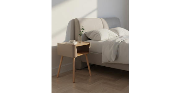 NACHTKÄSTCHEN 40/54,5/39 cm  in massiv Kiefer Naturfarben, Beige  - Beige/Naturfarben, Design, Holz/Holzwerkstoff (40/54,5/39cm) - Xora