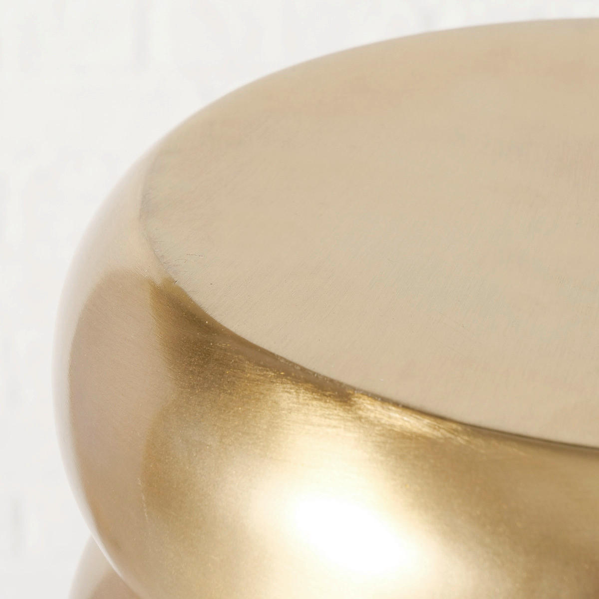 PRÍRUČNÝ STOLÍK, zlatá - zlatá, Basics, kov (34/34/37,5cm)