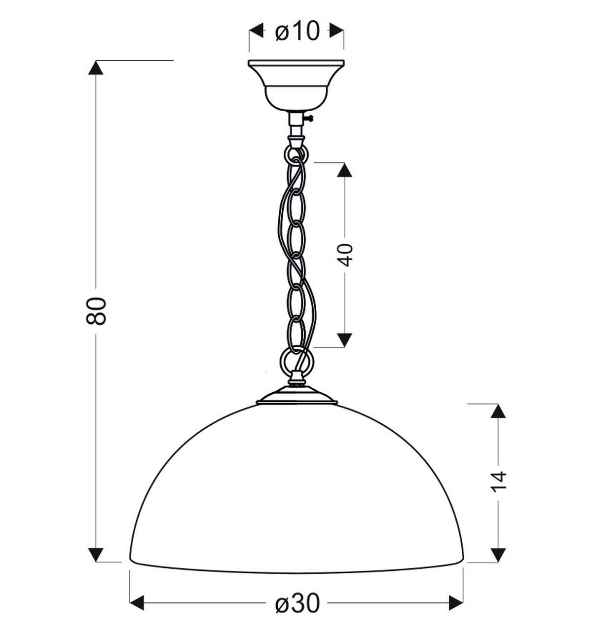 HÄNGLAMPA 30/30/80 cm  - kromfärg, Basics, metall (30/30/80cm)
