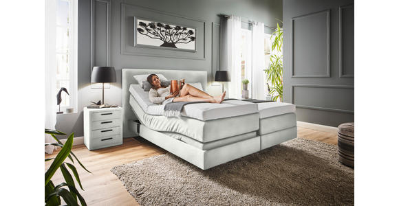 BOXSPRINGBETT 180/200 cm  in Naturfarben  - Naturfarben, KONVENTIONELL, Holz/Textil (180/200cm) - Dieter Knoll