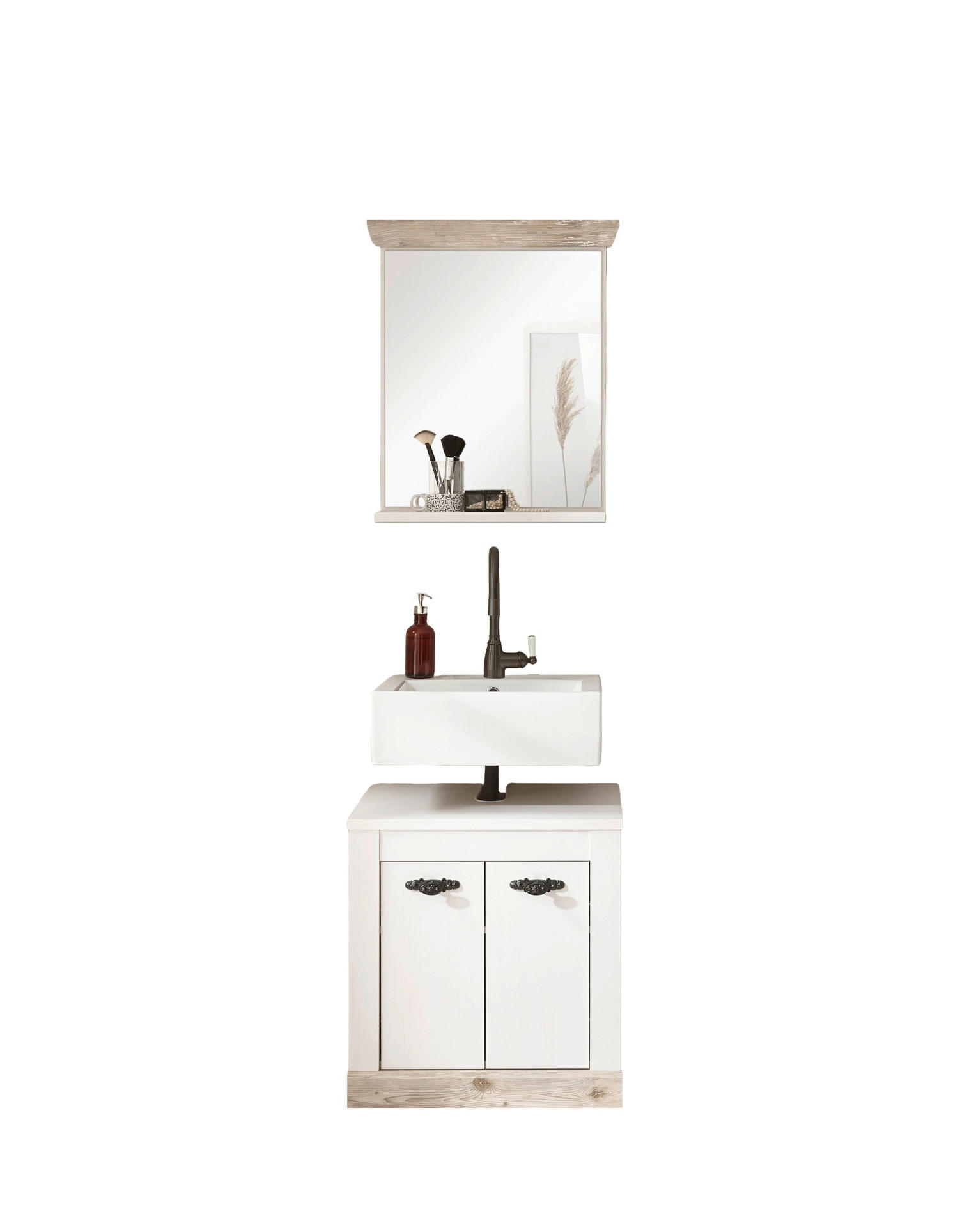 BADEZIMMER  in  - Pinienfarben, Design (60/200/46cm) - MID.YOU