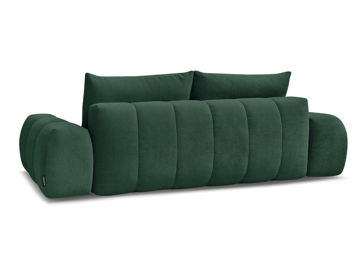 3-SITZER-SOFA EVEREST Struktur Grün  - Schwarz/Grün, MODERN, Kunststoff/Textil (278/90/115cm)