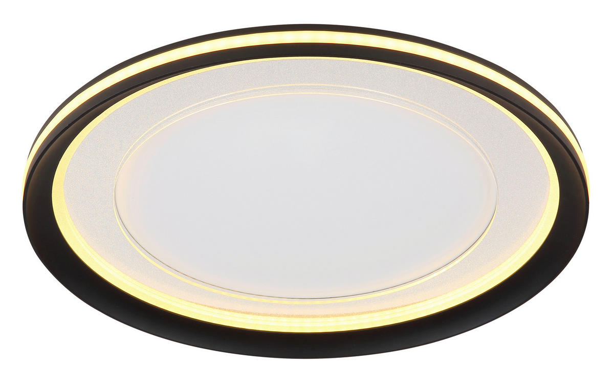PLAFONIERĂ - alb/opal, Design, plastic/metal (41,5/6cm) - Globo