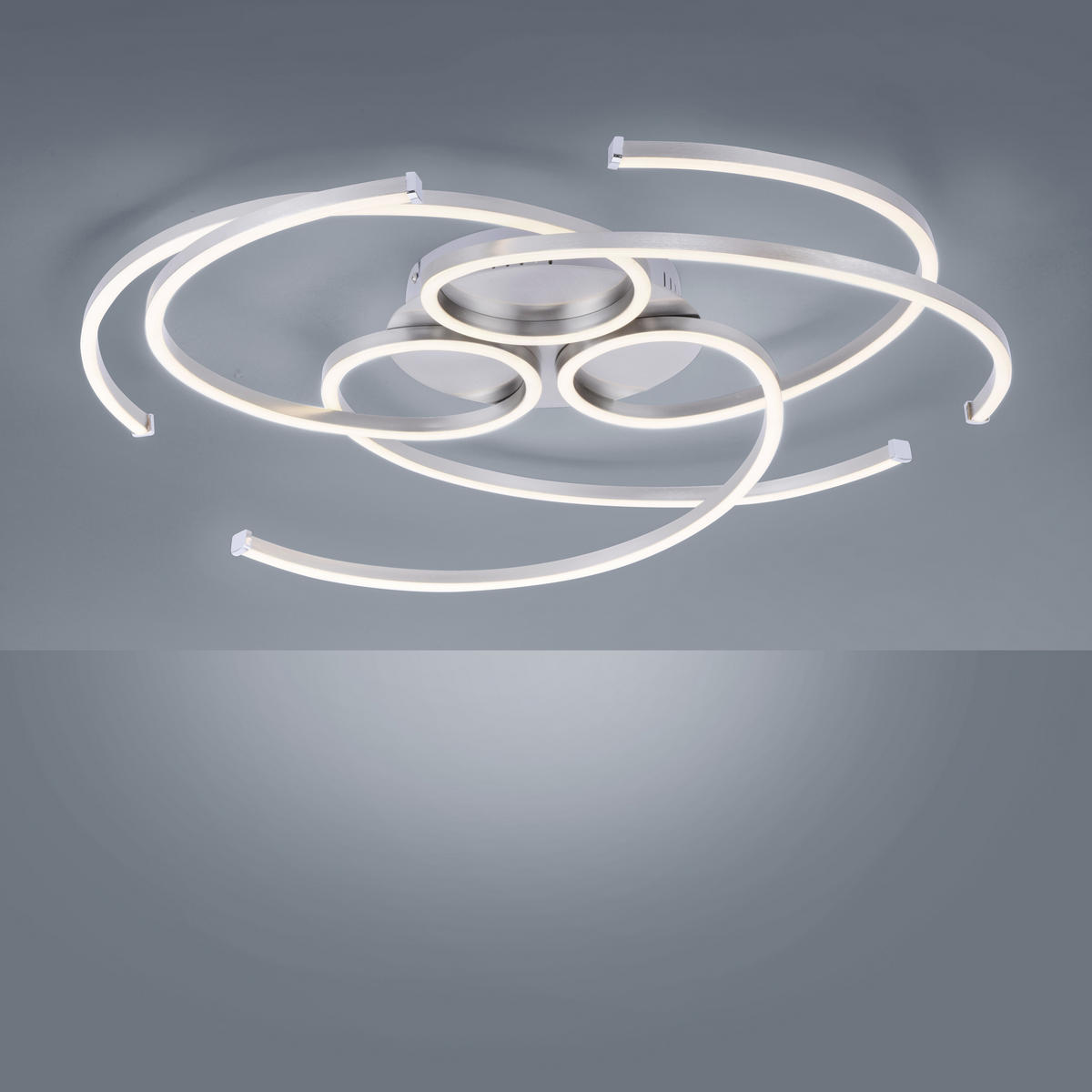 TAKLAMPA 37 W 70/63/10 cm  - silver, Design, metall (70/63/10cm)