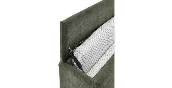 SCHLAFSOFA  in Flachgewebe Dunkelgrün  - Dunkelgrün/Schwarz, KONVENTIONELL, Textil/Metall (232/77/116cm) - Dieter Knoll