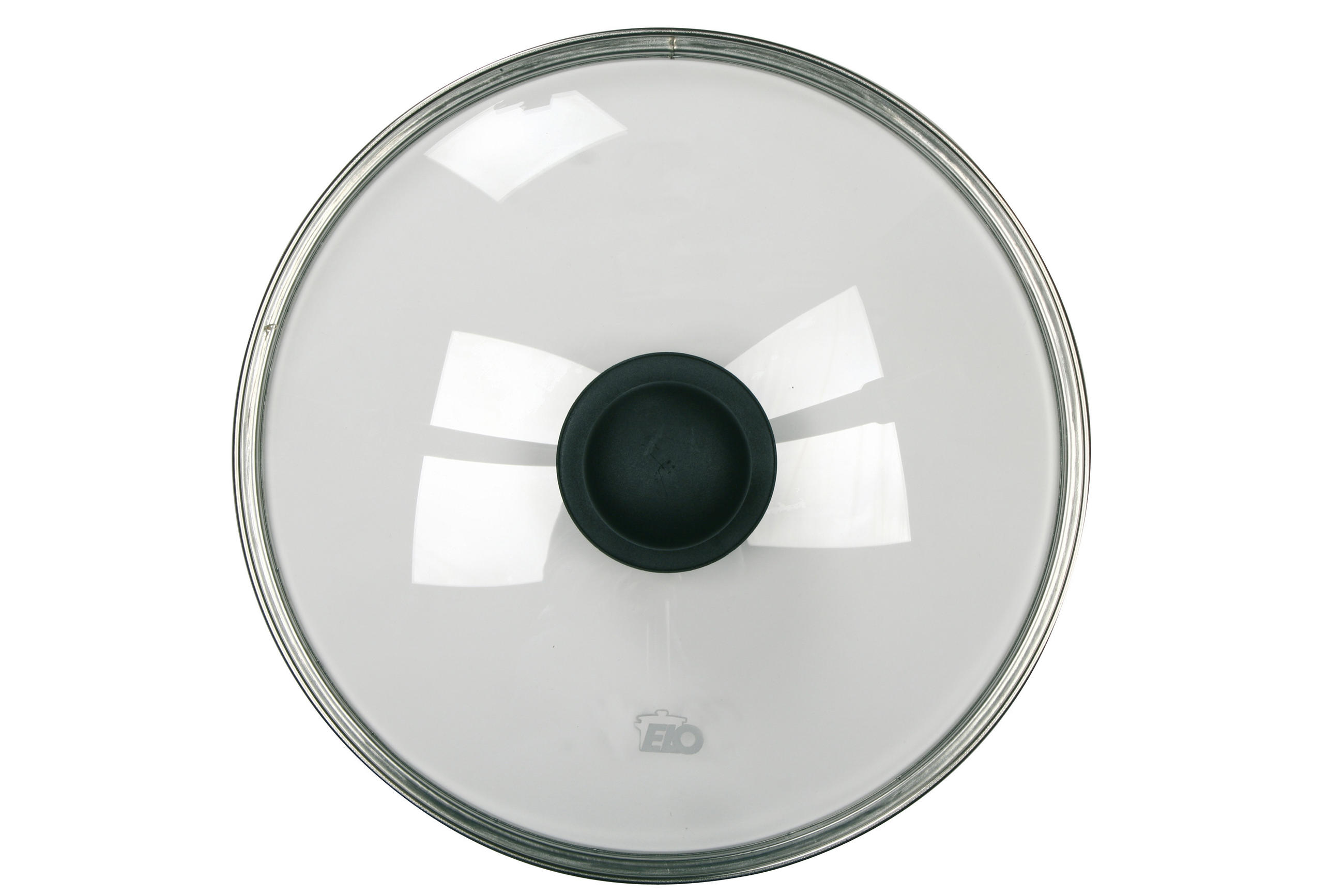 POKLOPAC  24 cm    - prozirno, Konvencionalno, staklo/metal (24cm) - ELO
