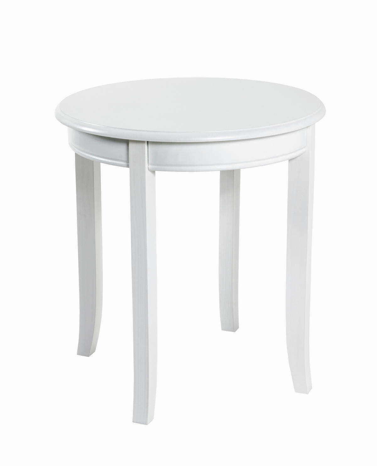 MASĂ AUXILIARĂ in lemn, material pe bază de lemn 48/48/51 cm  - alb, Trend, lemn/material pe bază de lemn (48/48/51cm) - Landscape