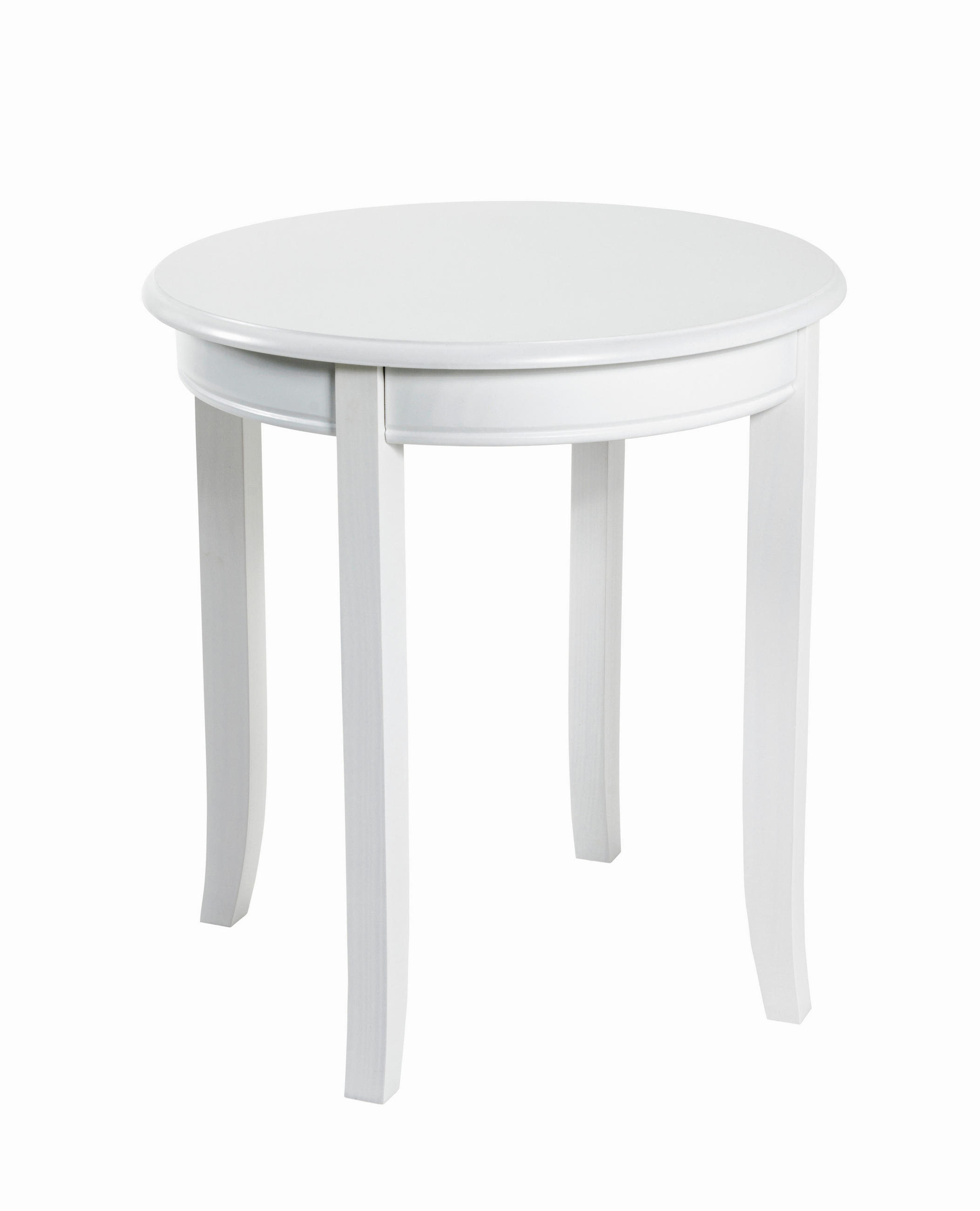 ODKLÁDACÍ STOLEK, bílá